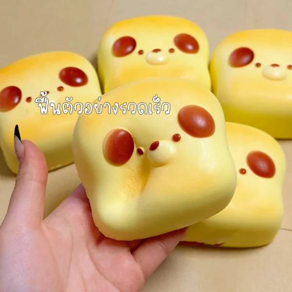ของเล่นสกุชชี่ Squishy ตุ๊กตาซิลิโคนยางนิ่ม เนื้อหนึบหนับ เหนียวนุ่ม ของเล่นบีบ ของเล่นคลายเครียด คลายเครีย